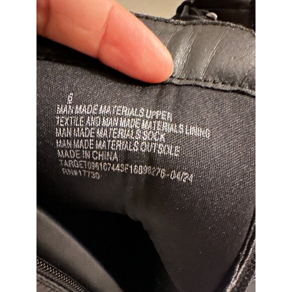 Wild Fable Women’s Logan Lug Combat Boots with memory foam insole size 6 NWT - Picture 6 of 8